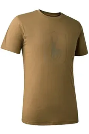 Deerhunter T-Shirt T-Shirt Logo beige XXL