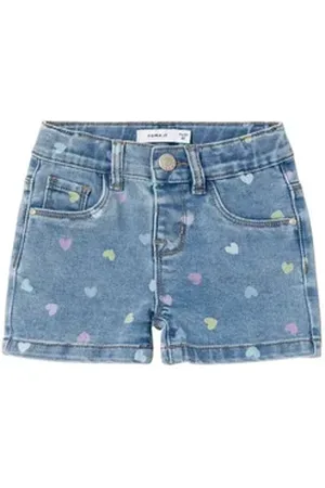 NAME IT Jeansshorts SALLI (1-tlg) Plain/ohne Details blau|gelb|lila 80