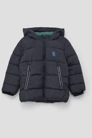 QS by s.Oliver Outdoorjacke Warm wattierte Steppjacke mit Fleece-Futter blau 92
