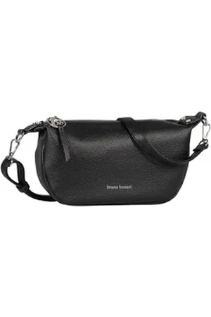 Bruno Banani Schultertasche Amalfi, abnehmbarer Schulterriemen Handtasche Damen in modischer Form schwarz