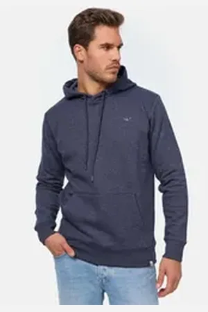 Mikon Kapuzensweatshirt im zeitlosen Design blau S