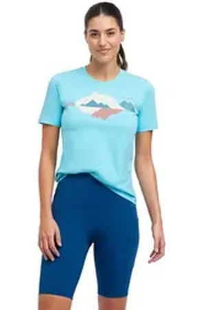 Falke Funktionsshirt (1-tlg) mit Bio-Baumwolle blau XL