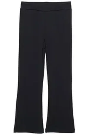 Minymo Leggings MIPants Flared - 123227 Modische Stoffhose mit ausgestelltem Bein blau 104