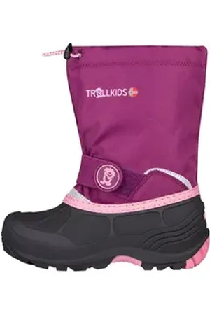 TROLLKIDS Telemark Winterstiefel Wasserdicht rosa|rot 31 EU