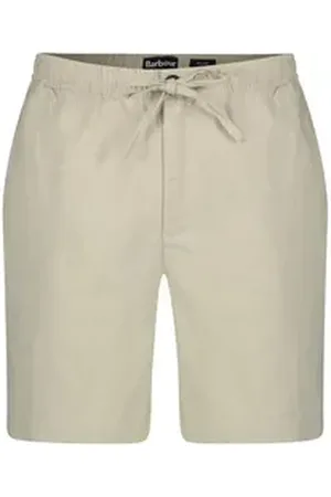 Barbour Shorts Herren Shorts aus Leinen und Baumwolle Relaxed Fit (1-tlg) beige L