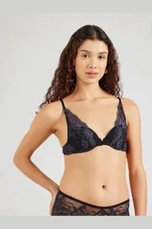 Etam Triangel-BH SOUVENIR (1-tlg) Spitze grau|schwarz 90