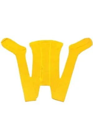 WERI SPEZIALS Strumpfhersteller GmbH Strickstrumpfhose Herrenstrumpfhosen >>Rippe<< mit Baumwolle hautfreundlich gelb 50-52