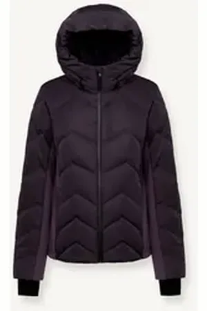 Colmar Skijacke Damen Skijacke aus Stretchgewebe mit großem Kapuzenkragen 44