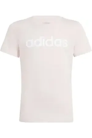 adidas Performance T-Shirt Mädchen T-Shirt Essentials Linear Logo Cotton rosa 164