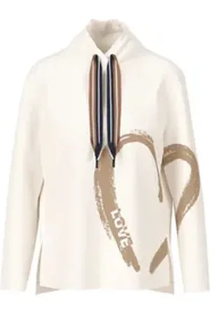 Marc Cain Sweatjacke Sweat-Shirt 110 weiß 34