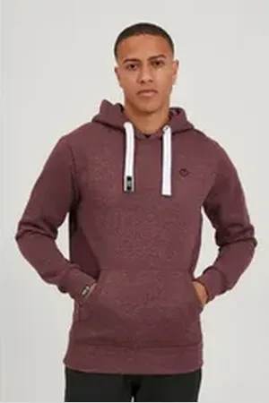 Solid Hoodie SDBennHood Kapuzensweatshirt mit kontrastfarbenenen Details rot XXL