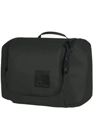 Jack Wolfskin Kulturbeutel Wandermood - Kulturbeutel zum Aufhängen 30 cm (granite black) schwarz