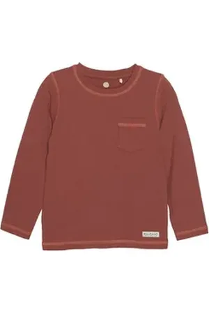 Enfant EN FANT Langarmshirt - ENT-Shirt LS - 230370 Langarmshirt mit Kontrastnähten rot 122