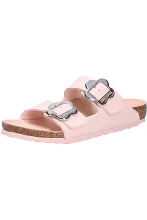 Birkenstock ARIZONA FLOWER BUCKLE KIDS Pantolette Hochwertige Qualität rosa 29 EU