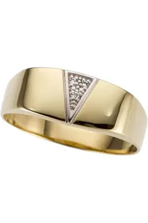 Firetti Goldring Schmuck Geschenk Gold 333 Herrenring Goldring Siegelring, mit Brillanten gelb|goldfarben|silberfarben 20