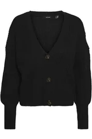 VERO MODA Strickjacke Lea (1-tlg) Weiteres Detail schwarz XL