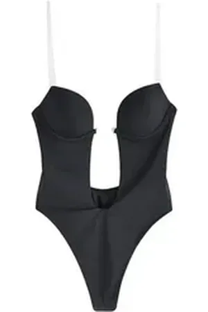Next Shaping-Body Bauchformender Body mit tiefem U-Ausschnitt (1-tlg) schwarz 75D (GB: 34D)