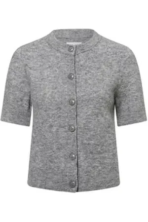 Samsøe Samsøe Strickjacke Sanoura grau XS