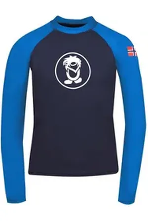 TROLLKIDS Longsleeve Kvalvika blau 110