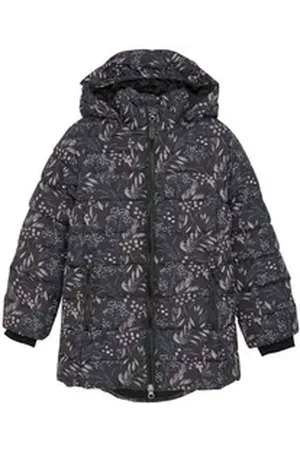 Color Kids Steppjacke COJacket - Quilt - Long - AOP modische Steppjacke grau 110