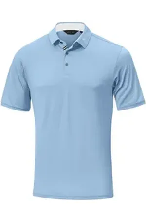 Mizuno Poloshirt Golf Polo Move Tech Quick Dry Hellblau Herren M M