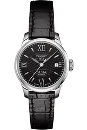 Tissot Automatikuhr Le Locle Automatic Damenuhr T41112357, Elegantes Design mit römischen Ziffern schwarz