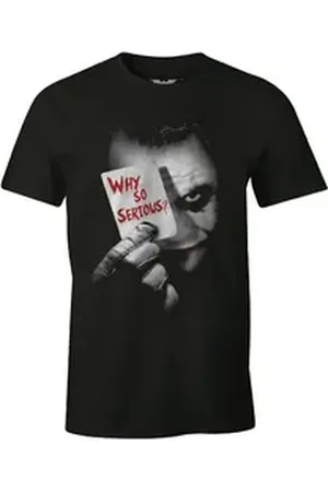 Batman T-Shirt Why So Serious schwarz S