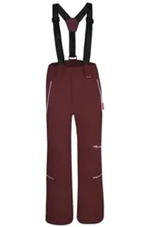TROLLKIDS Skihose Holmenkollen Slim Fit Wasserdicht, winddicht und atmungsaktiv braun 176