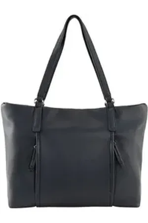TOM TAILOR Shopper TTBECA L Shopper mit Reißverschluss-Details blau