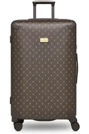 Lazarotti Hartschalen-Trolley Palermo, 4 Rollen, Polypropylen, PVC braun