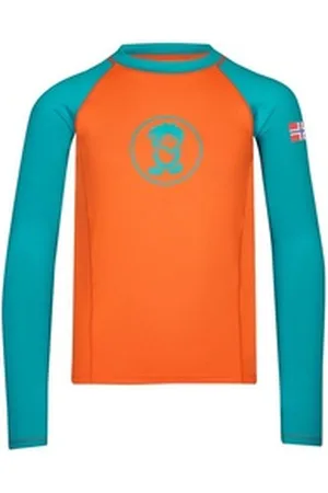 TROLLKIDS Longsleeve Kvalvika blau|grün|orange 110