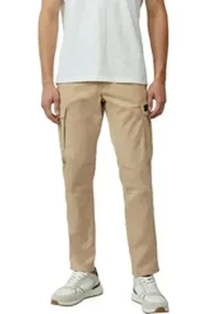QS by s.Oliver Cargohose mit Garment Dye und Straight Leg braun 30