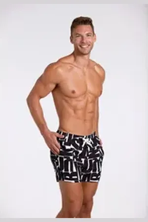 Wavebreaker Badeshorts Shorts (1-St) schwarz 4XL