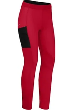 Bergson Fahrradhose SUNDRA COMFORT (mit Sitzpolster) Damen Fahrradhose, bielatisch, tight, Normalgrößen, Kirsch rot rot 40