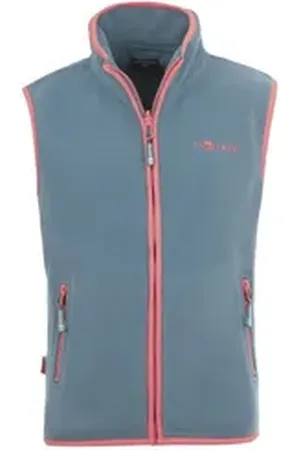 TROLLKIDS Fleeceweste Arendal blau|rosa 164