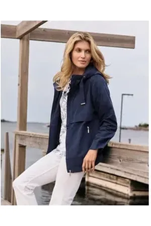 HAJO Kurzjacke Outdoorjacke mit Kapuze 44