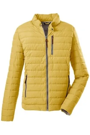 Killtec Funktionsjacke Fahiro Men CS Jacket Casual Steppjacke in Daunenoptik gelb XL