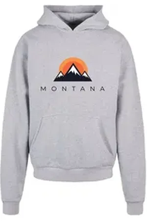 Merchcode Kapuzensweatshirt Herren Montana Ultra Heavy Hoody (1-tlg) grau 3XL