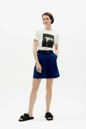 Thinking Mu Bundfaltenhose Lia Shorts blau 42