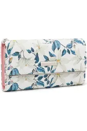 MISS LULÙ Geldbörse Damen Portemonnaie Groß, Elegante Geldbörse aus PU-Leder beige
