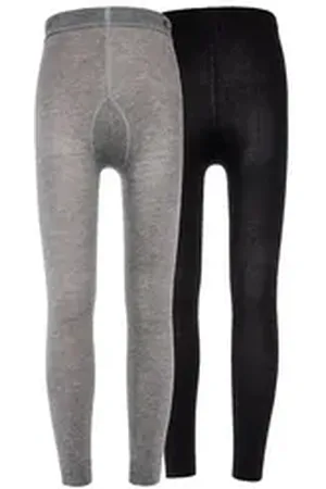 Ewers Leggings (2-tlg) grau|schwarz 110