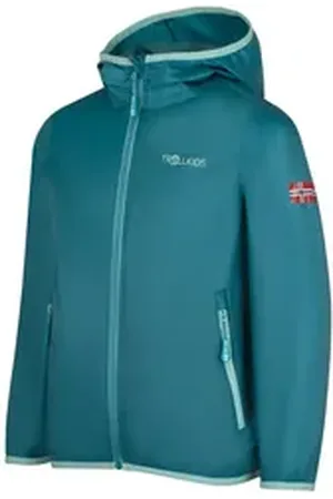 TROLLKIDS Regenjacke Trolltunga Wasserdicht blau 176