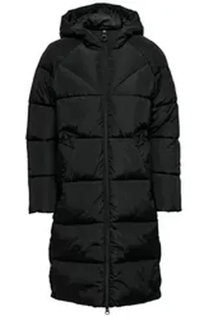 ONLY Steppmantel ONPAMANDA LONG PUFFER COAT OTW schwarz Lang bis ans Knie | XL