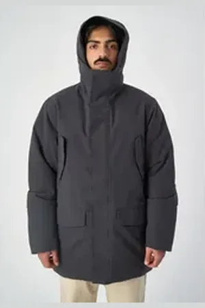 Cleptomanicx Parka Reset mit getapten Nähten grau XL