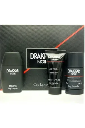 GUY LAROCHE Duft-Set Drakkar Noir Set - EDT 50 ml + SG 50 ml + DS 75 g