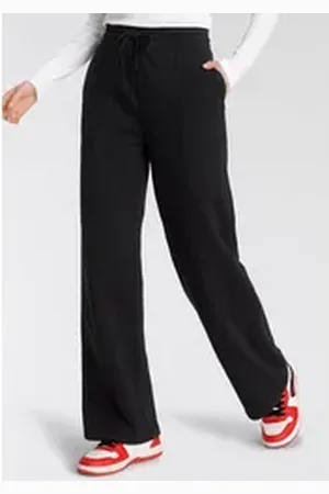 KangaROOS Jogginghose mit weitem Bein - NEUE FARBEN schwarz 32 (XS)