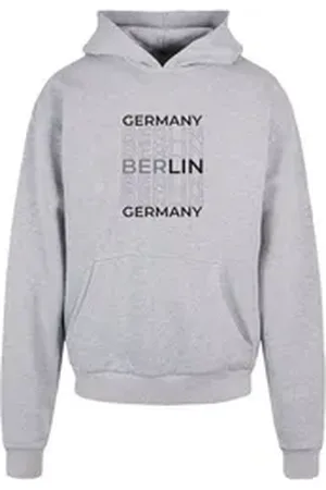 Merchcode Kapuzensweatshirt Herren Berlin Ultra Heavy Hoody (1-tlg) grau 3XL