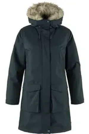 Fjällräven Parka Damen Parka NUUK LITE Regular Fit (1-St) blau L