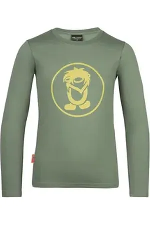 TROLLKIDS Longsleeve Troll gelb|grün 98