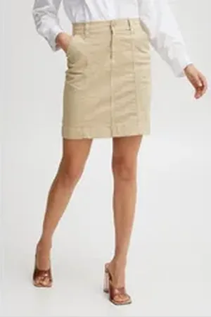 B YOUNG Minirock BYLIKKE SK 4 - 20812887 beige 42